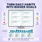 Yearly Goals Dashboard Ultimate Habit Tracker yearly goals dashboard