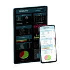 Ultimate habit tracker in dark mode on tablet and smartphone.